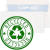 NATURE FIRST FSC - 100% Recycled + Logo Inside, 90gsm, White, Self Seal (press to stick) +£0.06