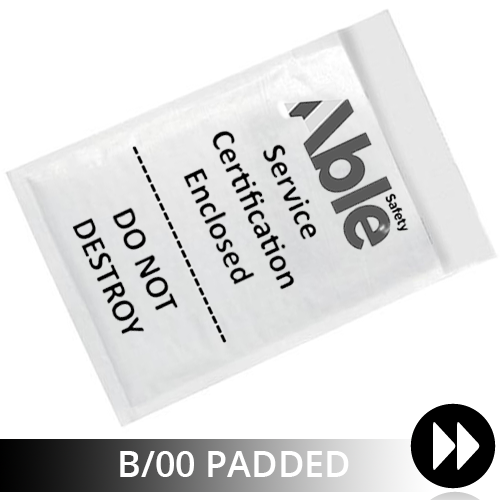 B/00 Padded 220 x 120mm Padded Bags